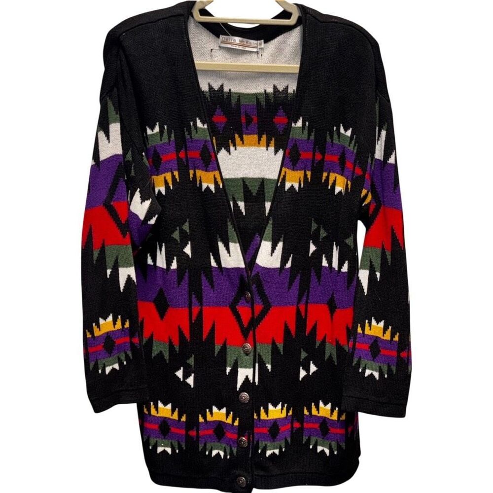 Vintage Delia Mckain Southwest Long sweater